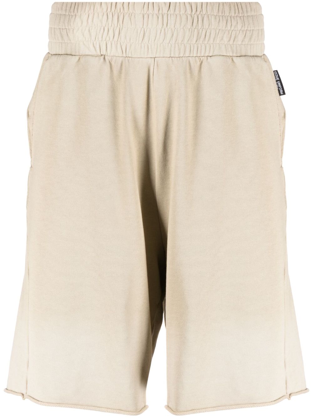 Gradient-effect track shorts - Neutrals