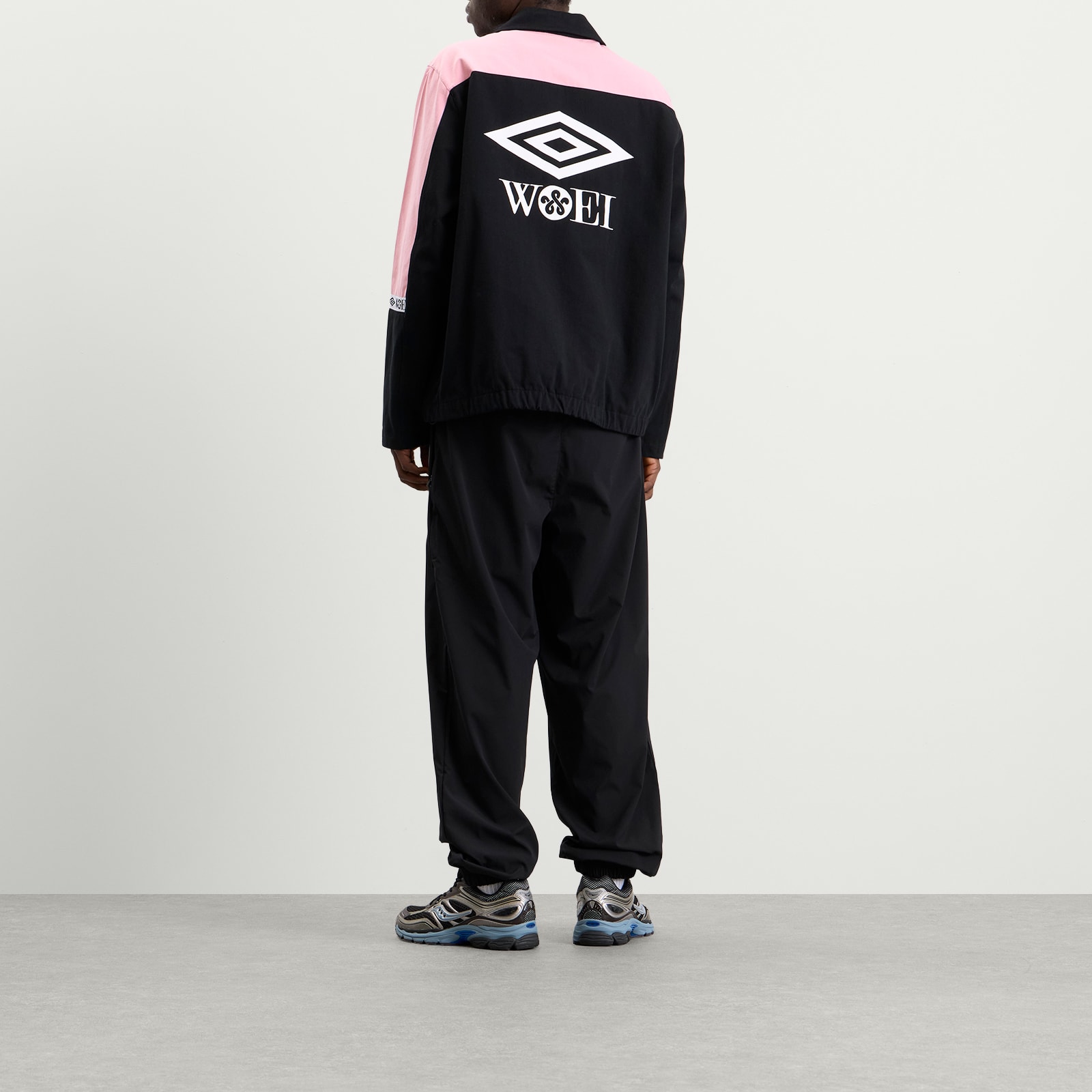 Men's x WOEI Drill Top Black/Pink