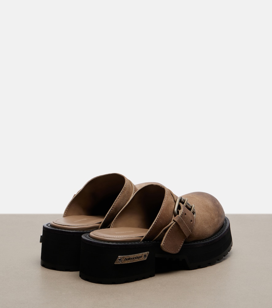 Venom leather mules