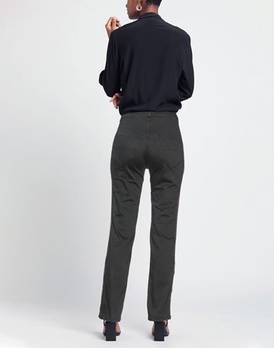 Woman Pants Black Size 4 Cotton, Elastane