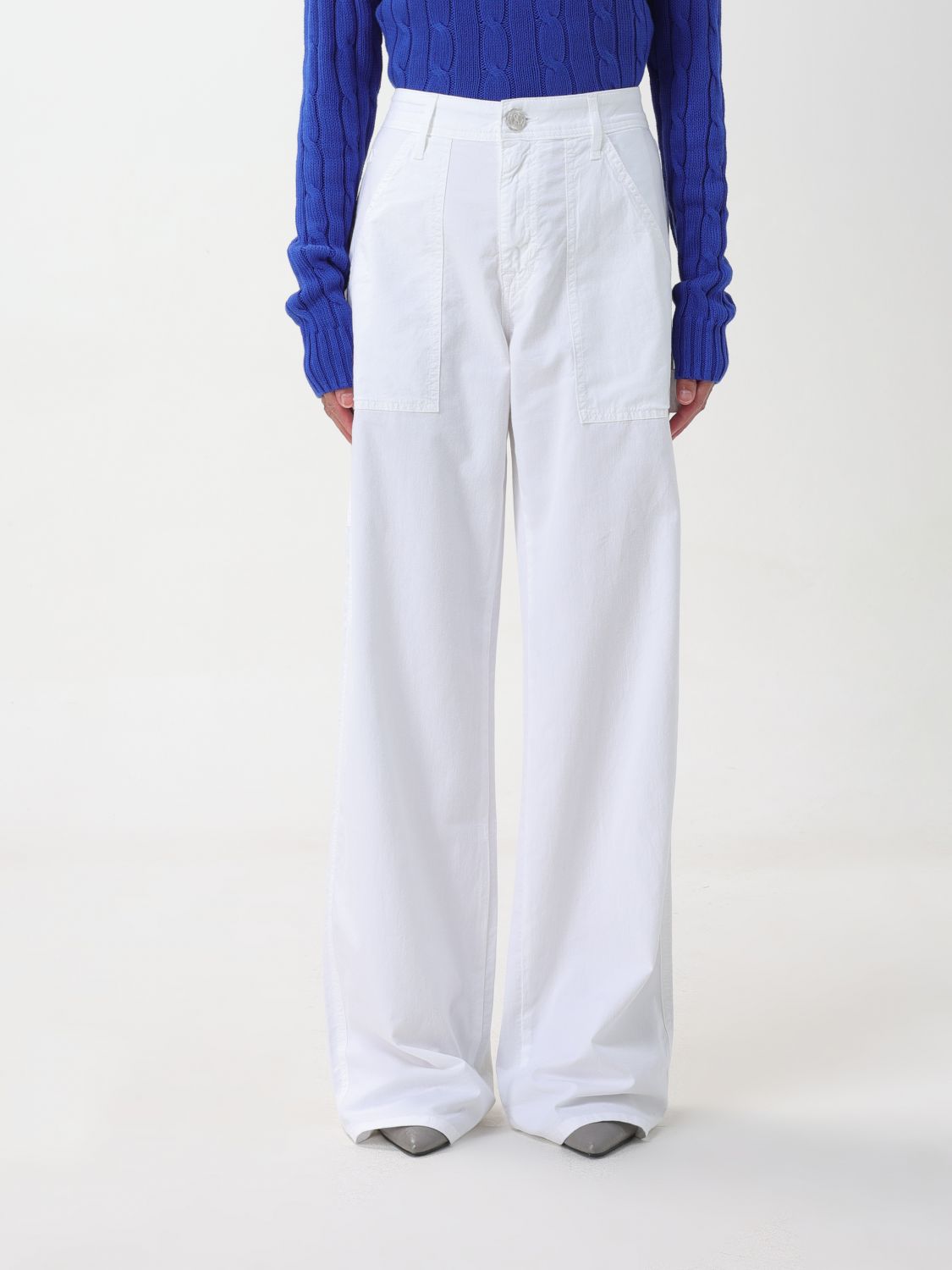 Pants Woman color White