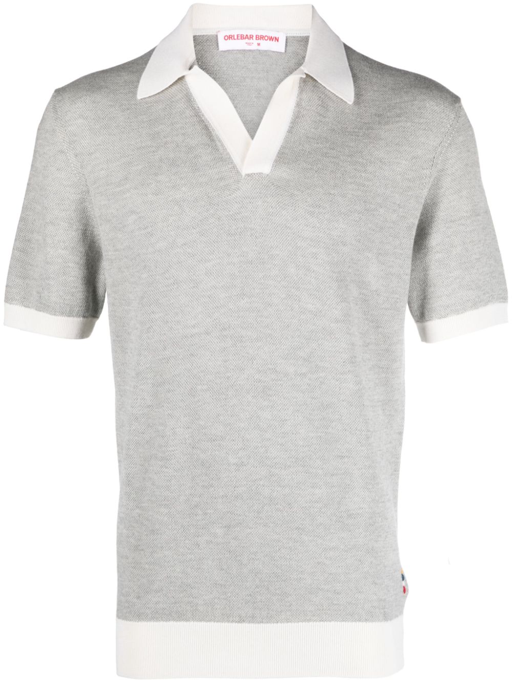 Horton short-sleeved polo shirt - Grey