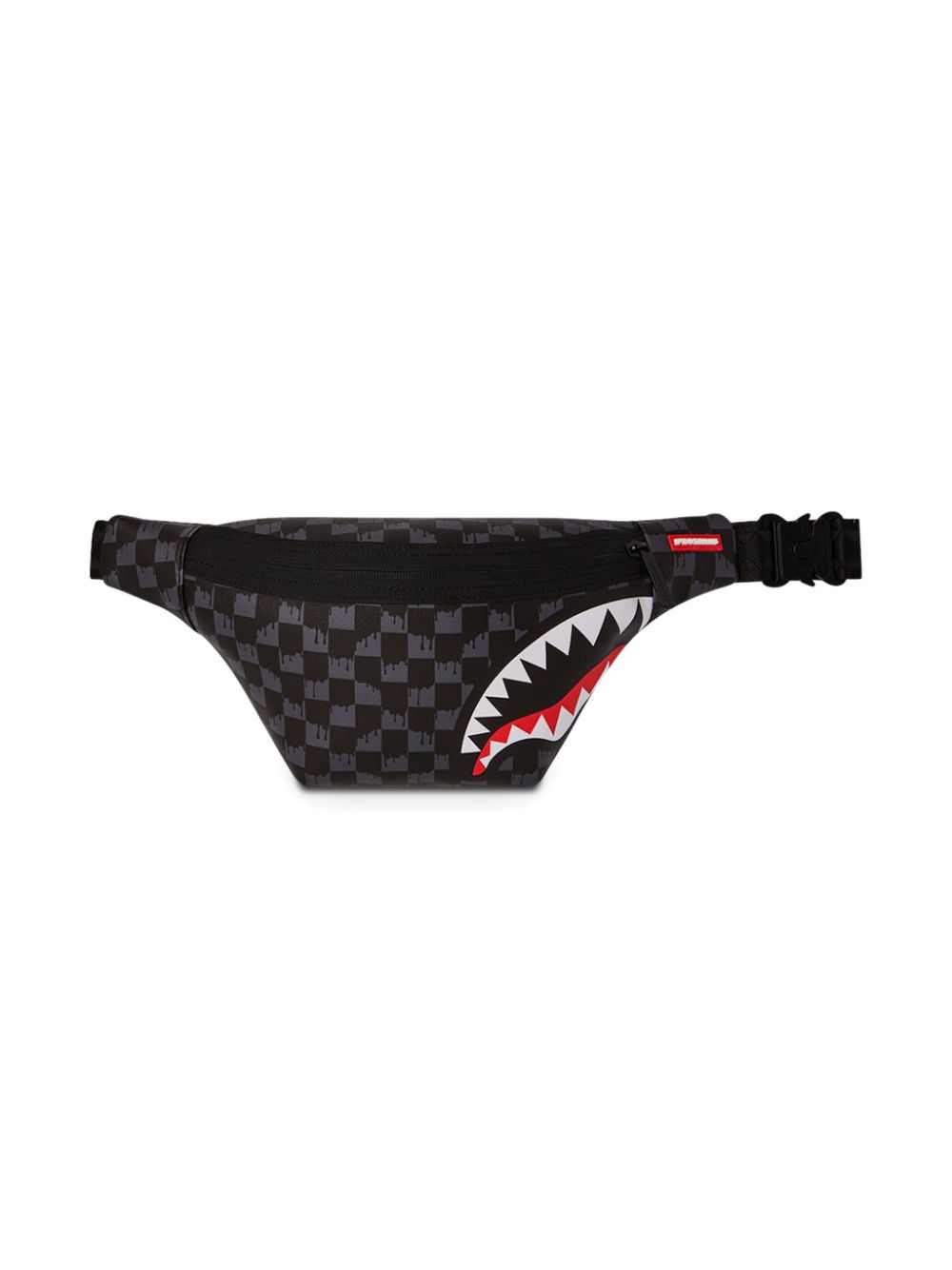 Mix-print belt bag - Black