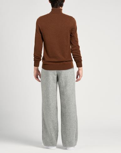 Man Turtleneck Brown Size M Cashmere