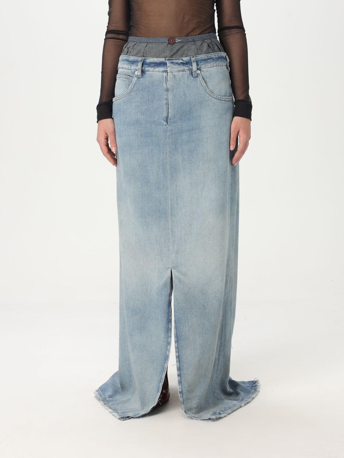 Skirt MAISON MARGIELA Woman color Blue