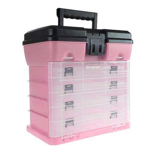 Storage and Tool Utility Box with 4 Compartments