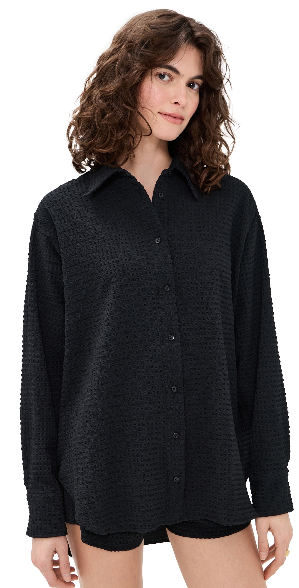 Oversized Shirt Black XL