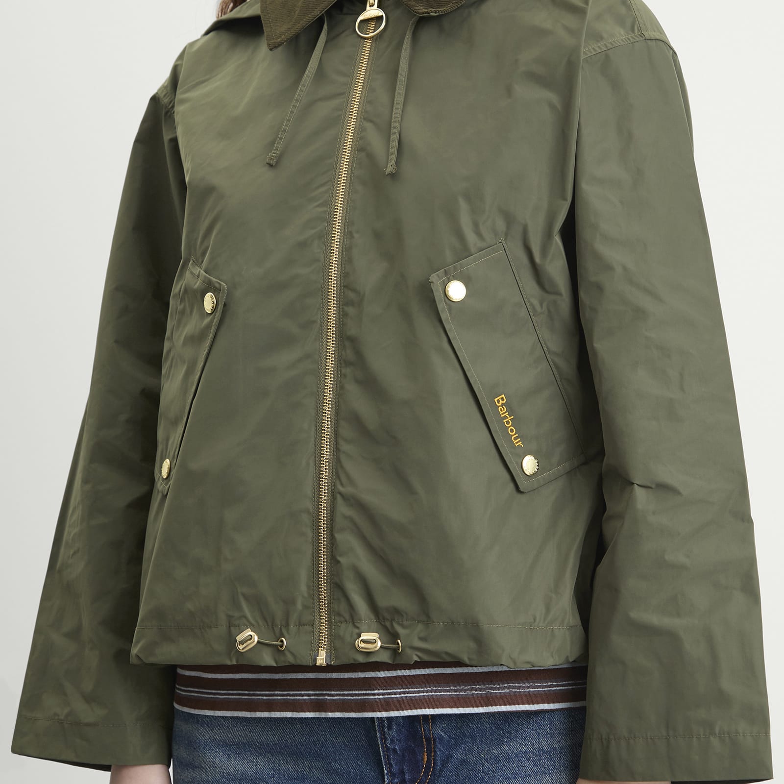 Women's Weaver Showerproof Jacket in Ivy Green/Ancient