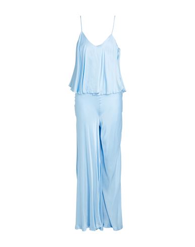 Woman Jumpsuit Sky blue Size S Viscose