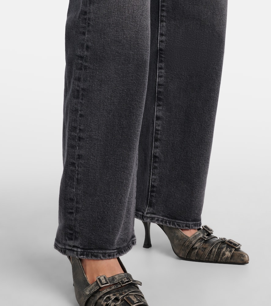 Harper mid-rise straight jeans