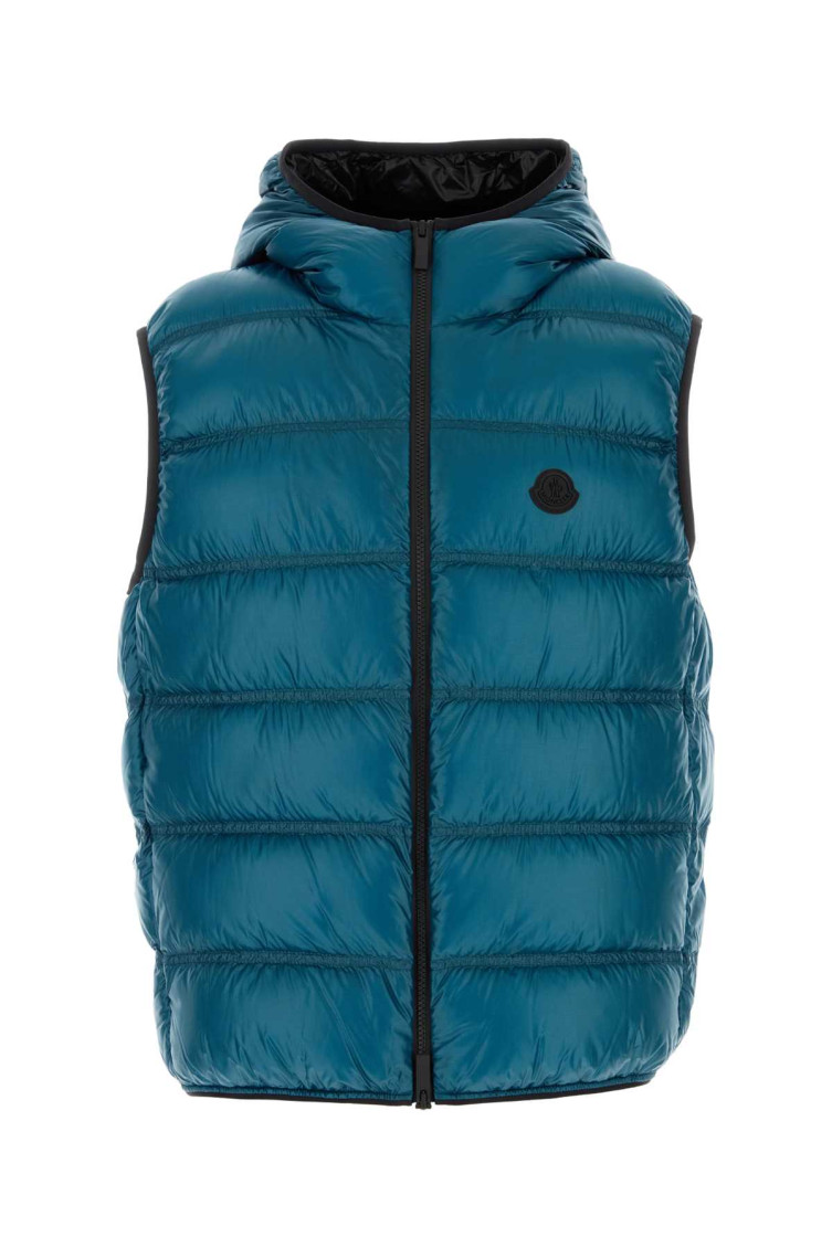 Teal Quilted Hood Jacket