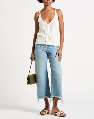 Woman Top Off white Size ONESIZE Cotton, Acrylic