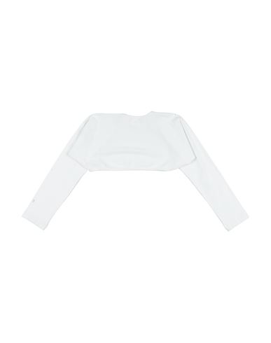 Kid Girl Wrap cardigans White Size 14 Cotton, Elastane