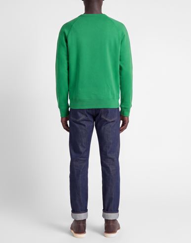 Man Sweatshirt Green Size XL Cotton