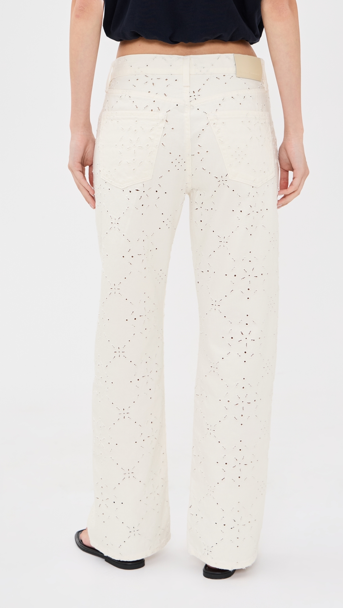 Lindz Straight Jeans Blanc