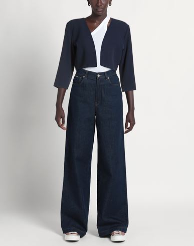 Operà Chic Woman Jacket Midnight blue Size 12 Polyester, Elastane