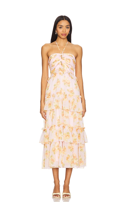 LIKELY KLEID WILDA in Blush,Orange. Größe 8. Also in 10