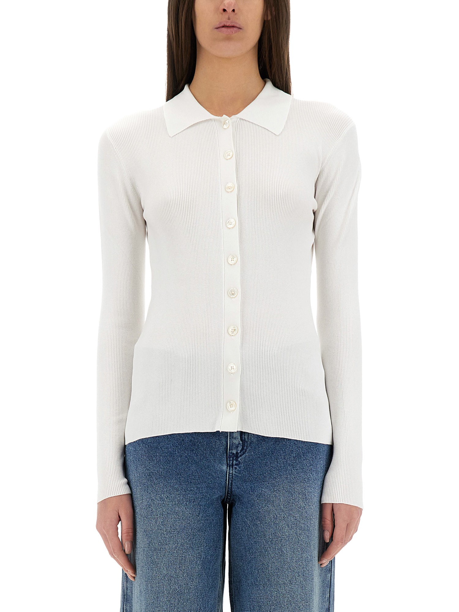 Ribbed cardigan