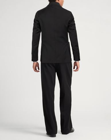 Man Blazer Black Size 38 Viscose, Polyester, Wool, Elastane
