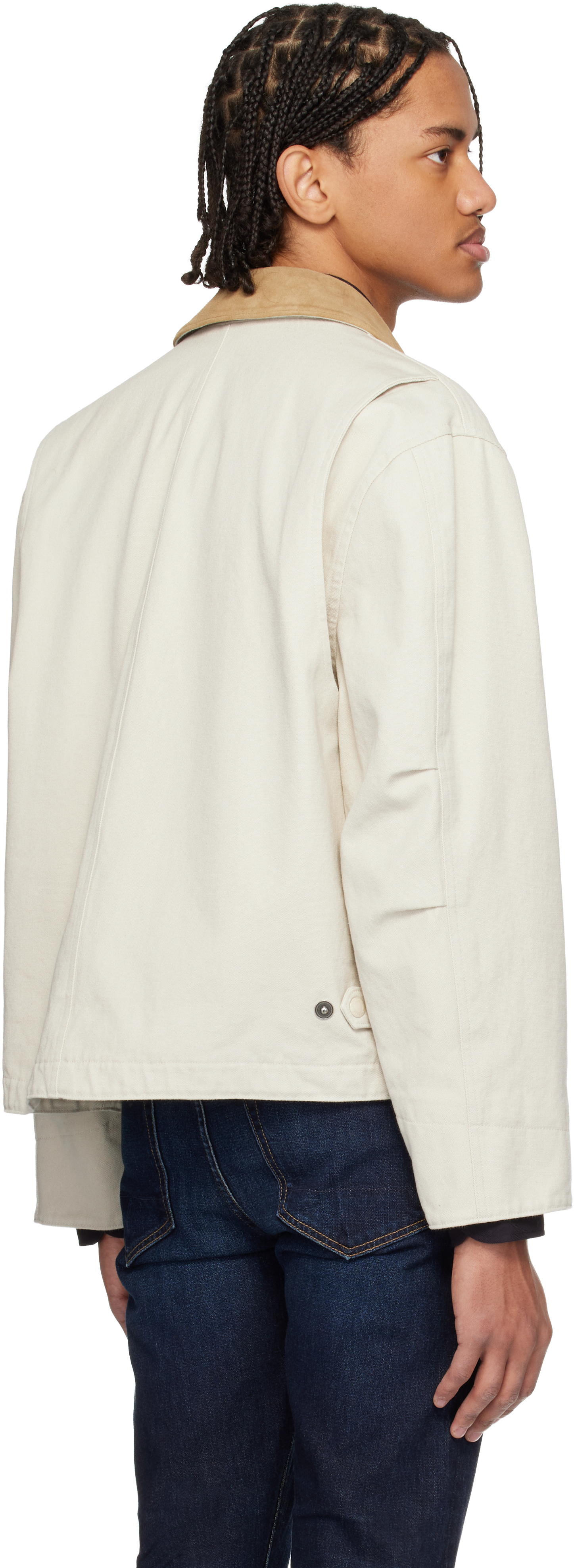 Tan Cotton Canvas Workwear Jacket