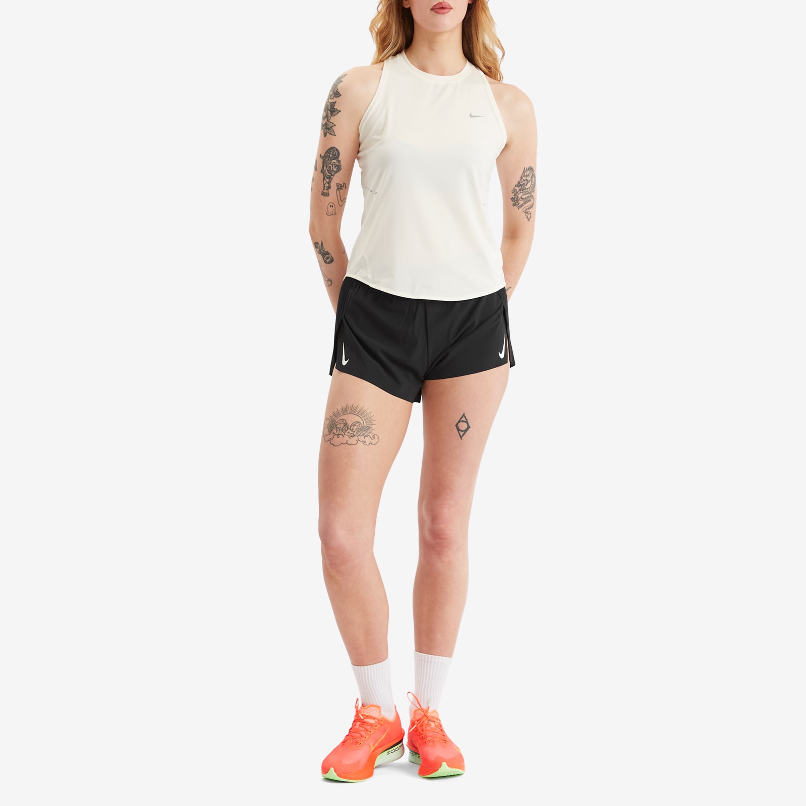 Nike Women's Aeroswift Short in Black/White