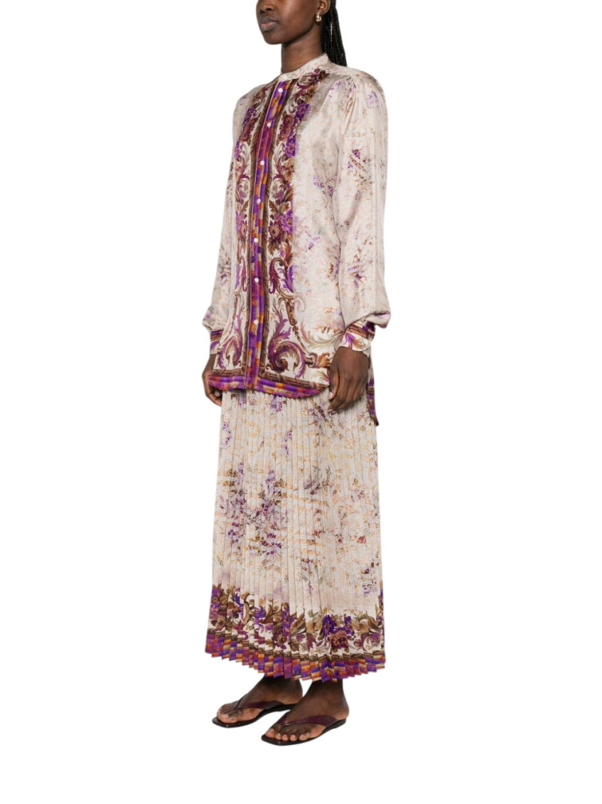 Printed Silk Shirt