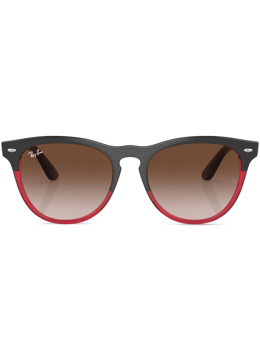 Iris round-frame sunglasses - Grey
