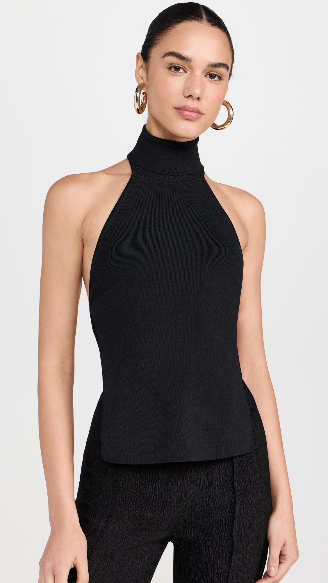 Wake Knit Top Black