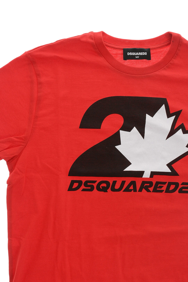 Boys Red Graphic T-Shirt