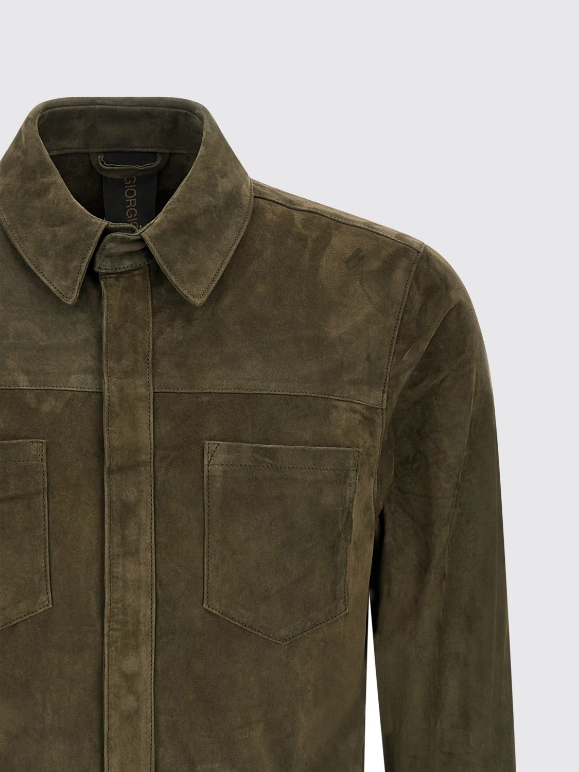Shirt Men color Green