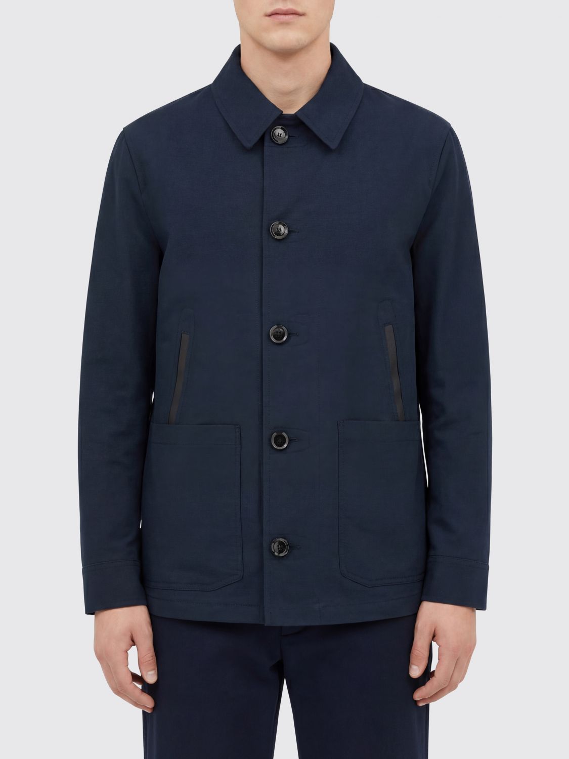 Jacket Men color Blue