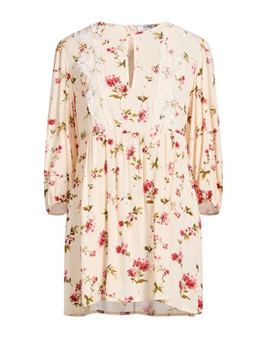 Woman Mini dress Apricot Size S Viscose