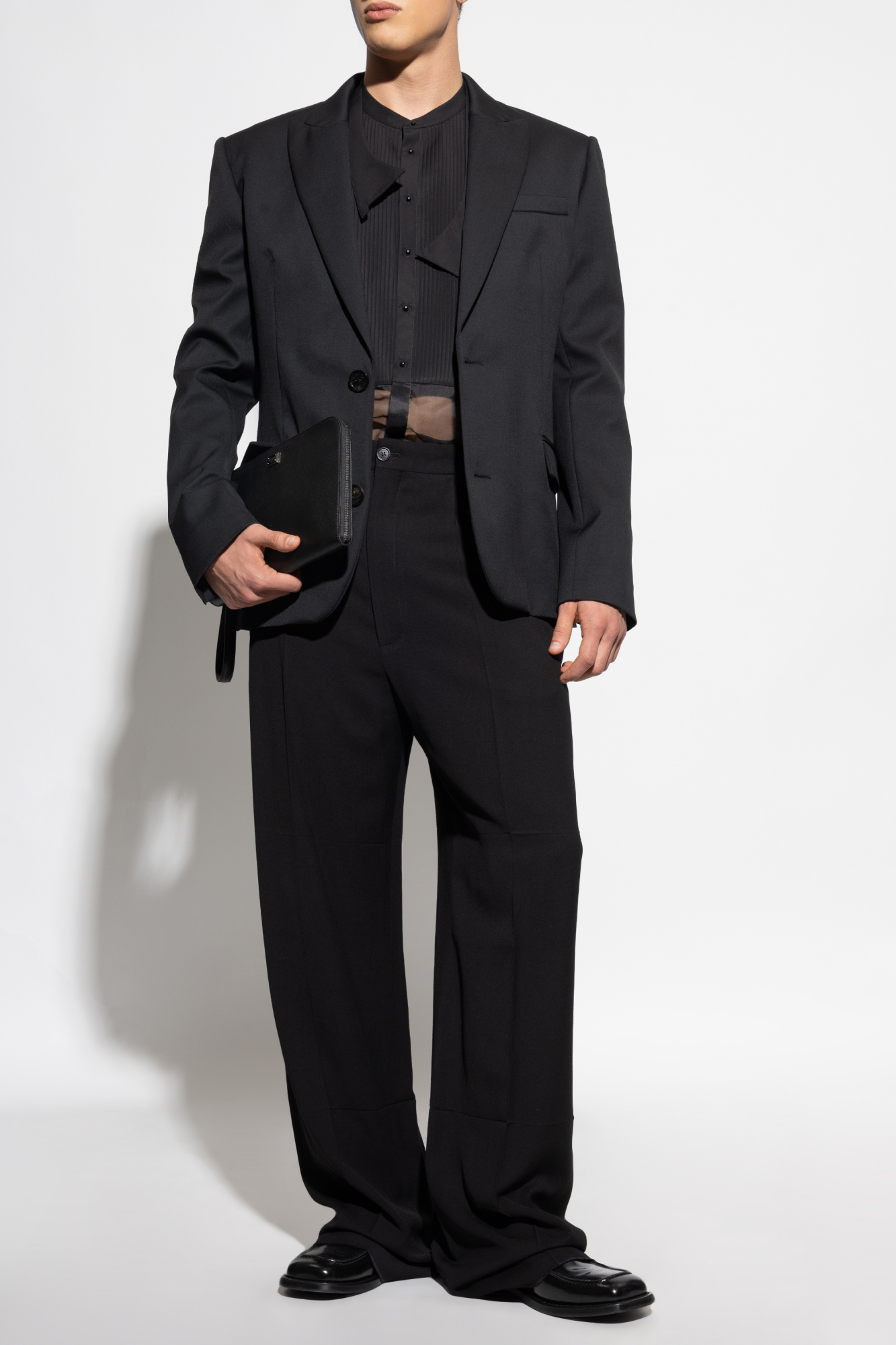 Transparent Shirt, Men's, Black