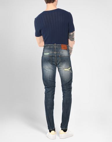 Patriòt Man Jeans Blue Size 30 Cotton, Elastane
