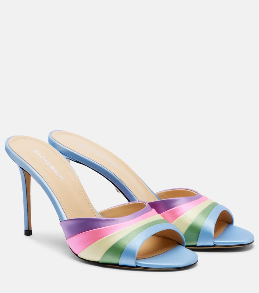 Gradient 95 satin mules