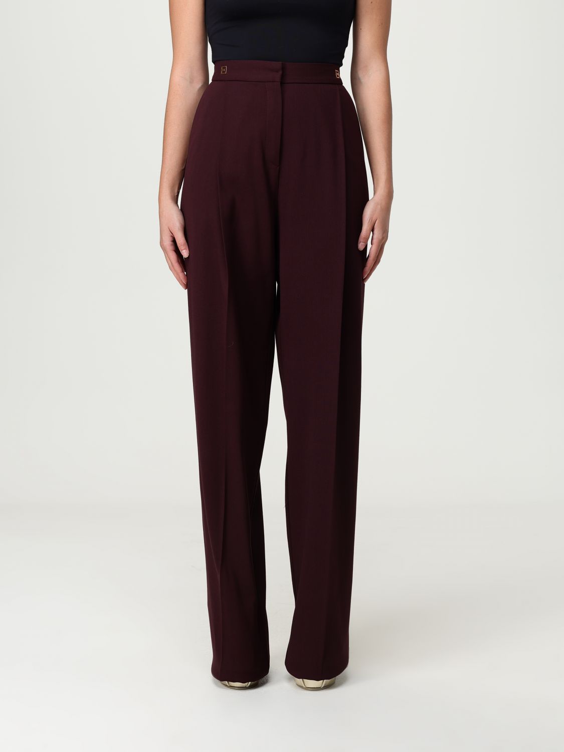 Pants Woman color Wine