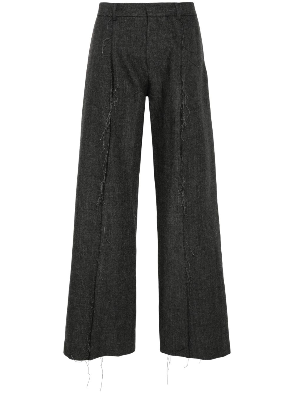 Inverted wide-leg trousers - Pink