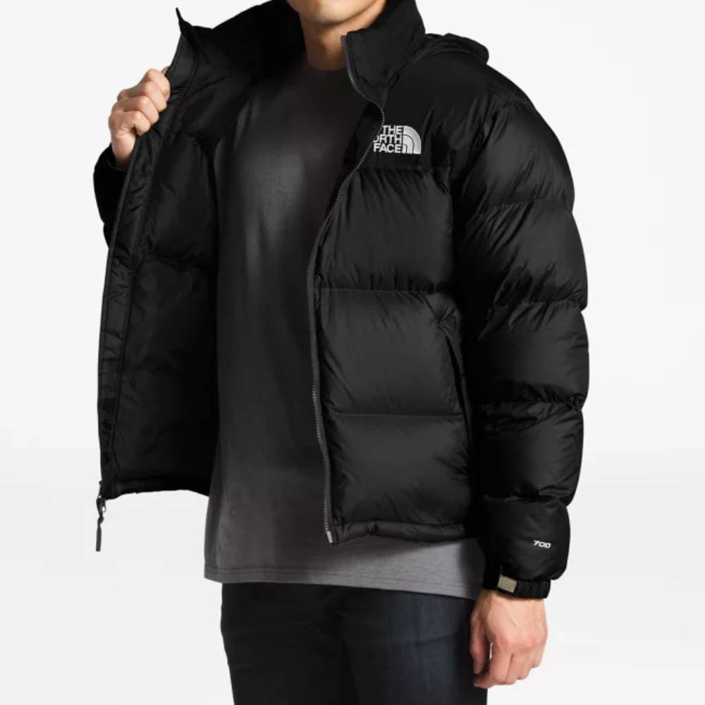 1996 Retro Nuptse 700 Fill Packable Jacket 'Black'