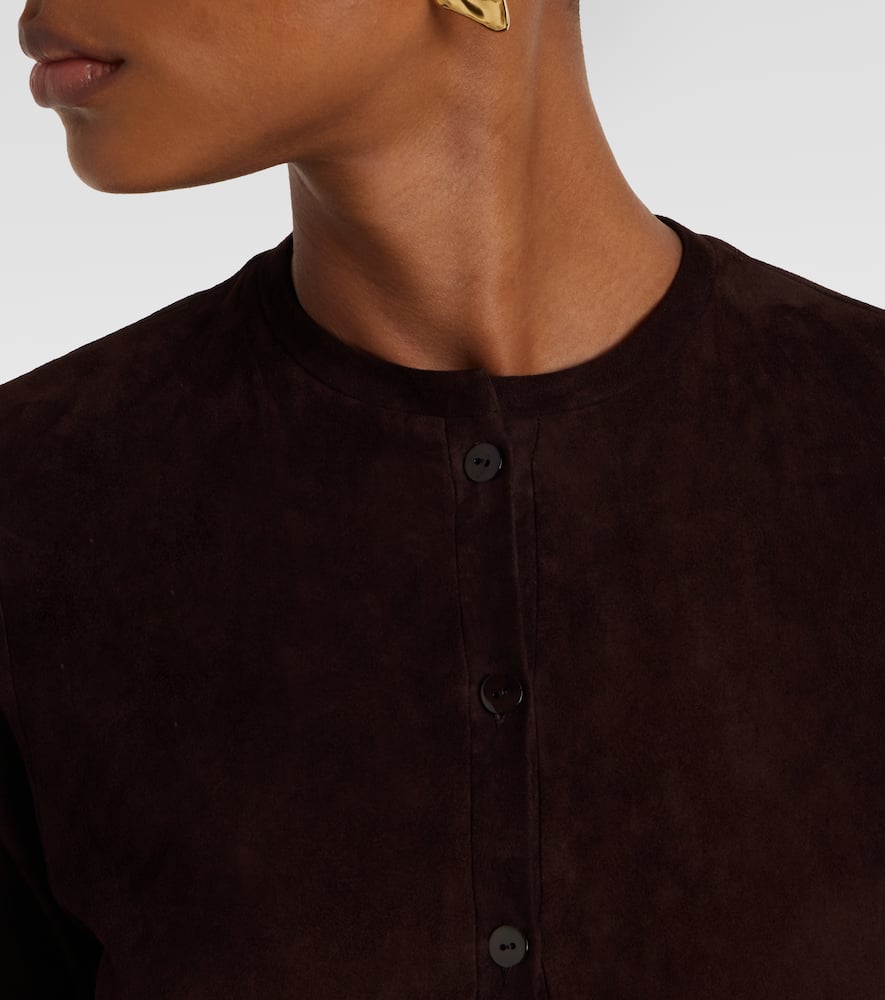 Astrid suede cardigan