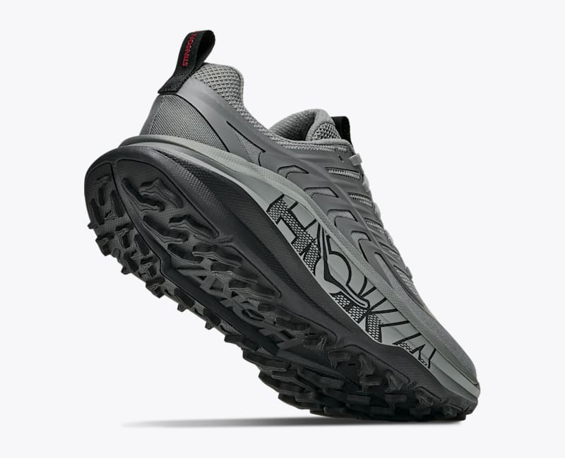 HOKA Men's Stinson 8 Shoes in Galactic Grey/Black