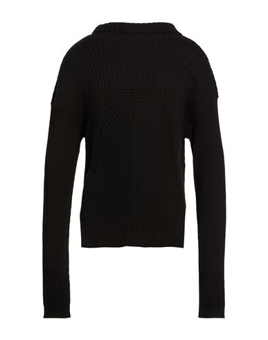 Man Sweater Black Size L Cotton