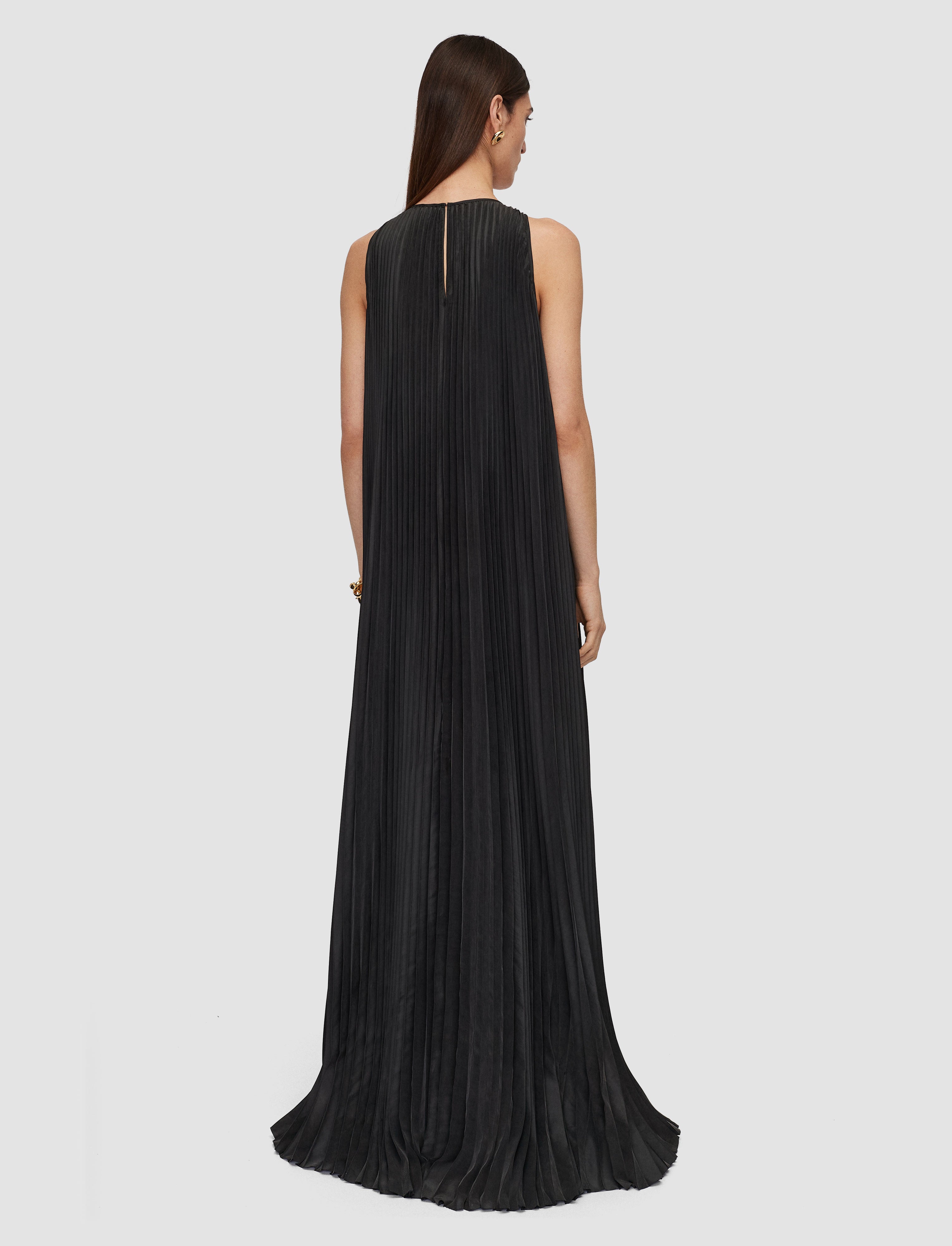 Chenes Silk Blend Pleated Dress - Regular / 32