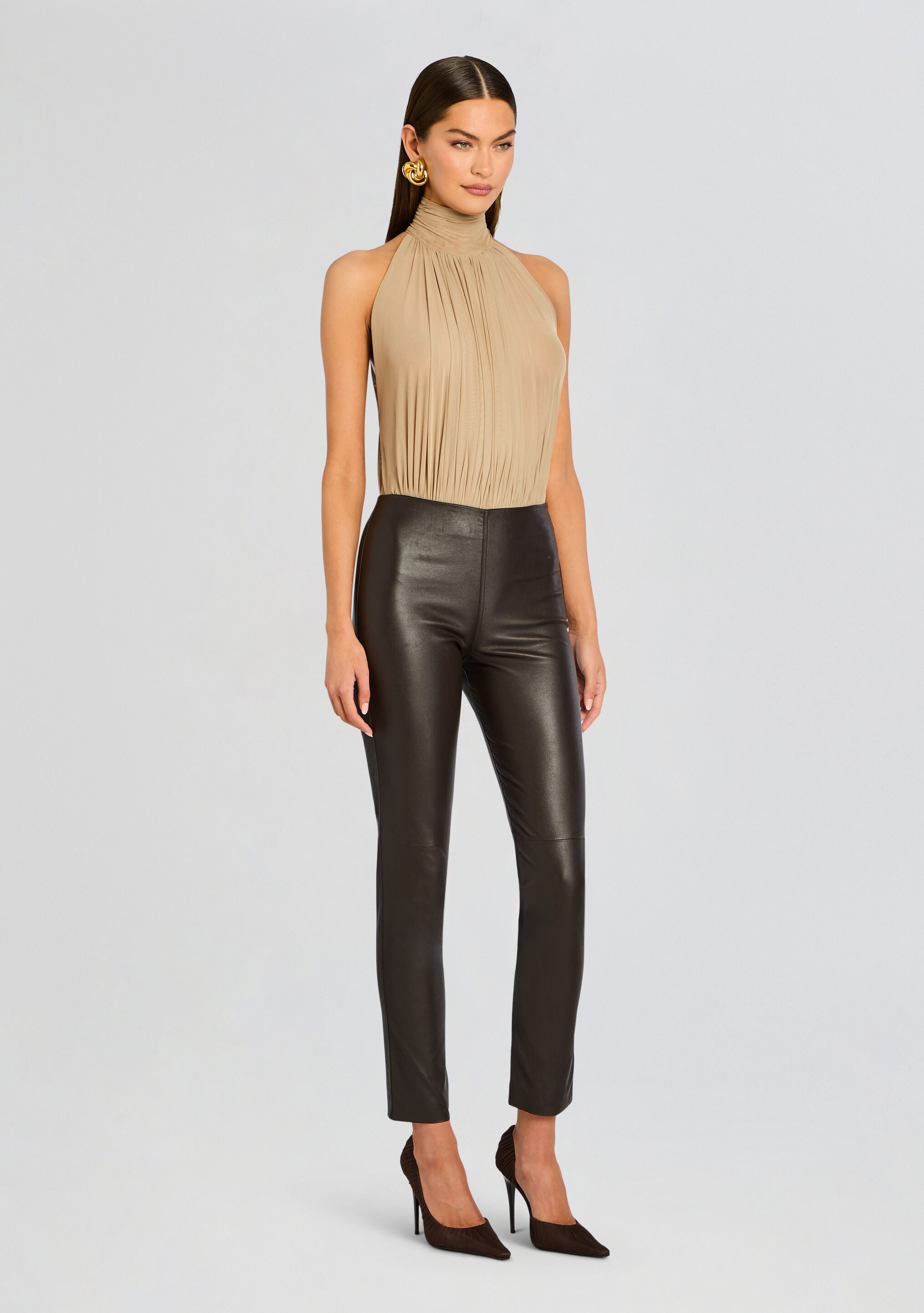 Cyra Leather Legging