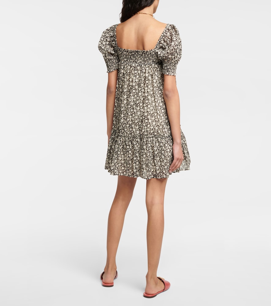 Tory Burch Floral smocked minidress