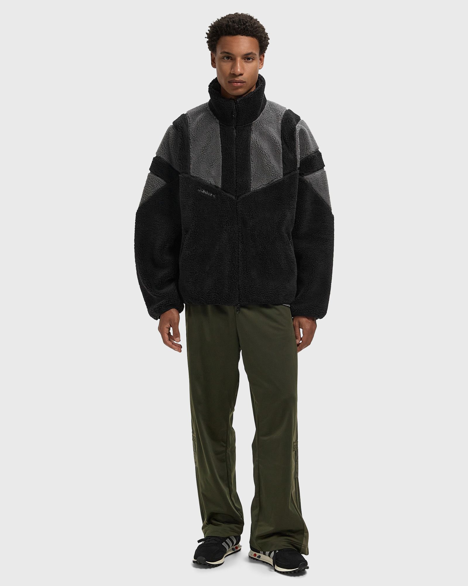 ADICOLOR BLOCKED FLEECE TRACK TOP