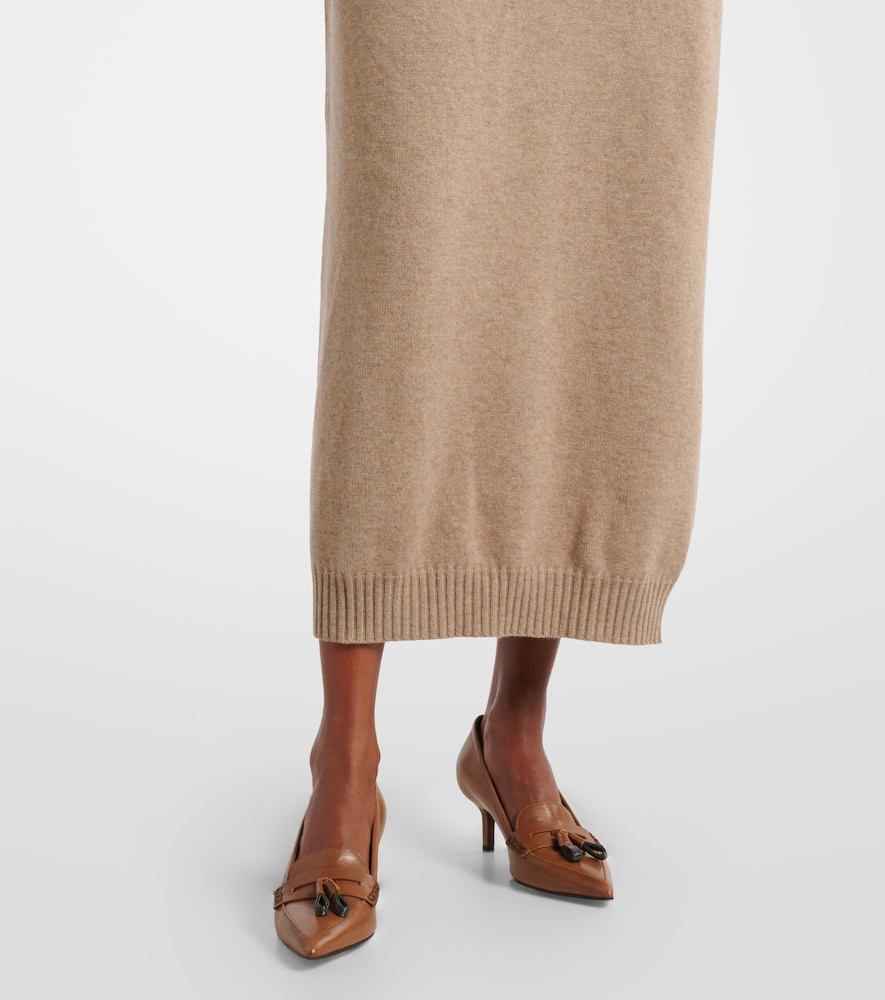 Cashmere midi dress