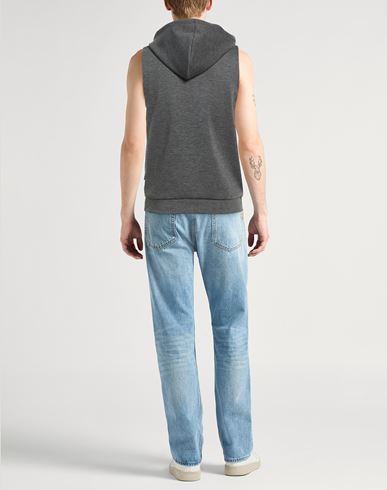 At. p.co Man Sweatshirt Grey Size L Polyester, Viscose, Elastane