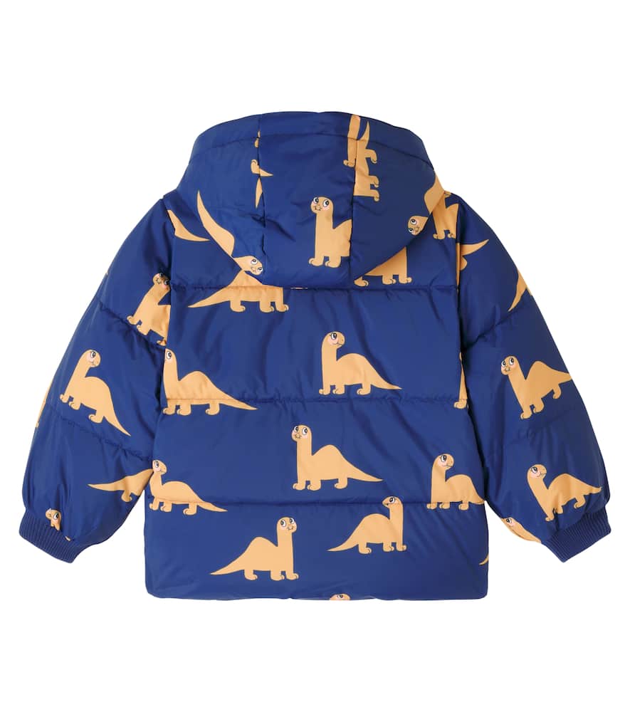 Printed puffer jacket