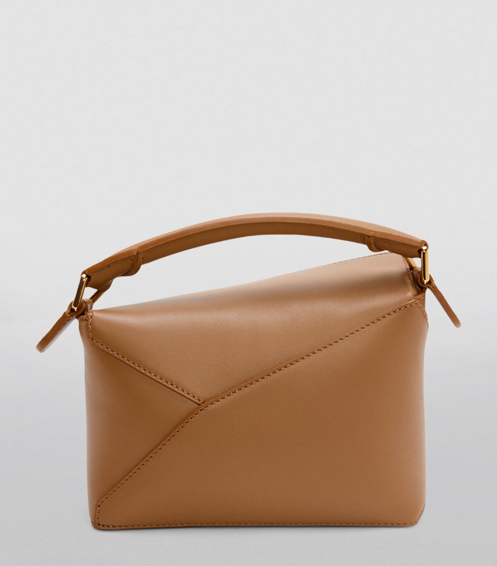 X Suna Fujita Mini Puzzle Edge Top-Handle Bag