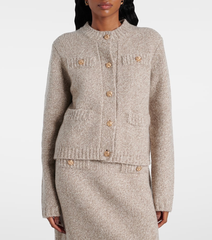 Cashmere-blend cardigan